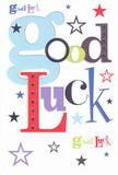 From the first glance, this bold and cheerful card exudes the spirit of encouragement so familiar throughout Harlesden's close-knit streets. The phrase 'Good Luck' is a joyful chorus, its letters shaped in a harmonious medley of oversized pastel blue, deep moss green, rich purples, and fiery reds-as carefully considered as the hues in a hand-tied posy ready for same-day delivery across NW10. Navy and lilac stars twinkle against the pristine white background, each one whispering dreams and wishes that echo the supportive atmosphere you feel upon entering a local shop on Harlesden High Street. Though the card's surface is smooth and inviting, it hints at the pleasing crispness of premium cardstock, a tactile reminder of quality and care. This is the kind of card you'd slip into the hand of a friend setting out for something new-whether it's a job interview by Willesden Junction or the start of a creative project at home. It carries the gentle strength and optimism so emblematic of Harlesden, weaving together the tradition of written good wishes with the modern artistry of local floristry. With every swirl of colour and starburst accent, the card becomes more than paper-it's an affirmation, a touchstone of shared hope and the warmth of community support, ready to accompany its recipient into whatever new chapter awaits.